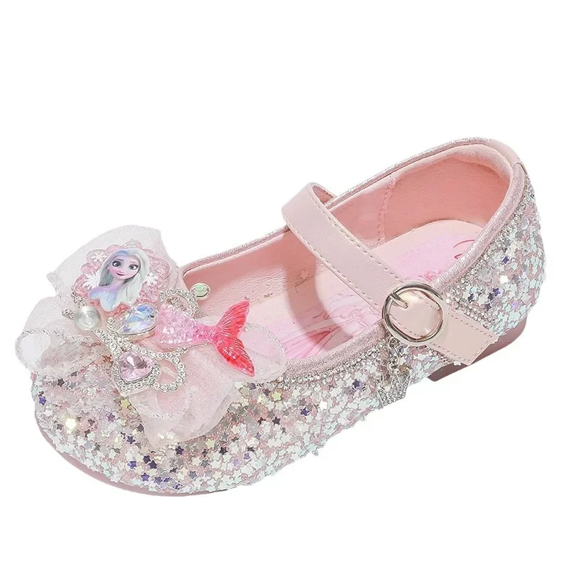 

Disney kids frozen princess cute Casual shoes soft bottom sports shoes for girl gift