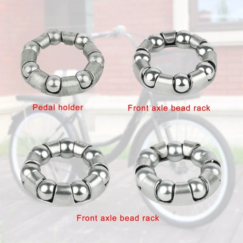 8Pcs Bicycles Headset Caged Balls Bearing Bicycles Headset Bearing for Mountain/Kids/Low Speed Bikes Easy to Use Drop Shipping