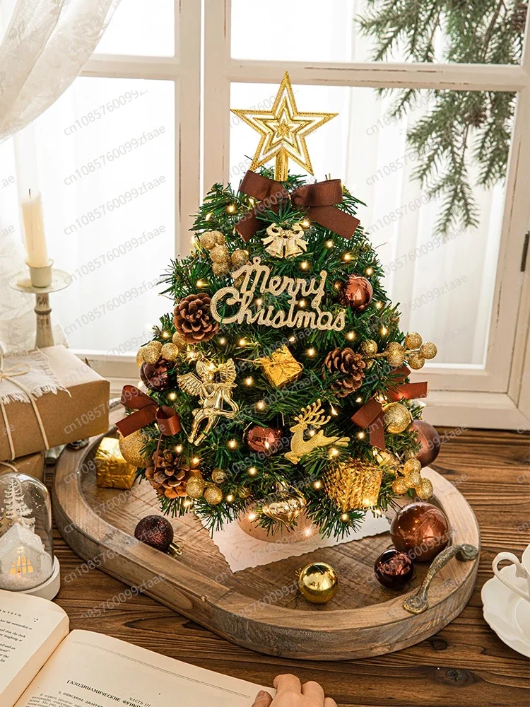 Christmas tree household small Christmas decorations encrypted ornament lights