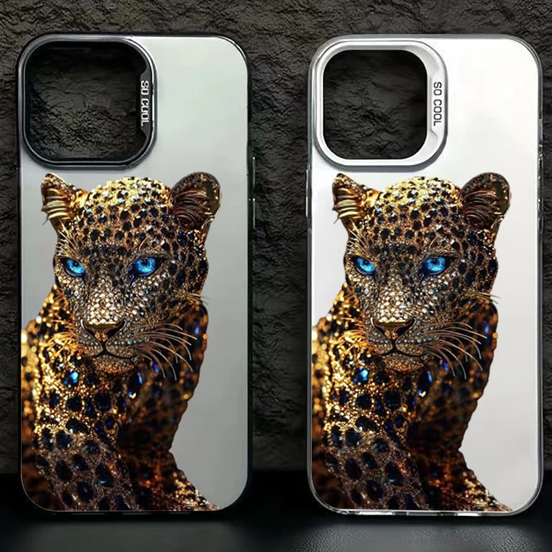 

Leopard Print Phone Case For Samsung Galaxy A16 A15 A14 A26 A25 A24 A36 A35 A34 A56 A55 A54 S25 Ultra S24 FE S23 Plus S22 Cover