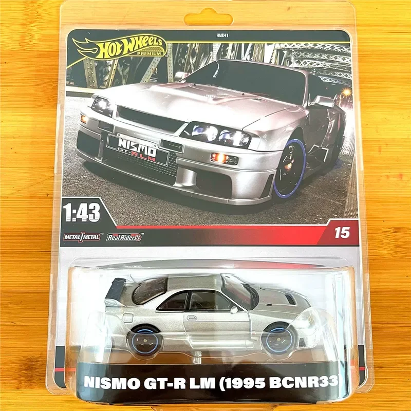 Hot Wheels Premium 1:43 2024 Crianças Brinquedos Hotwheels Modelo de Carro Meninos Crianças Brinquedos McLaren F1 GTR NISMO Toyota Nissan Skyline GT-R