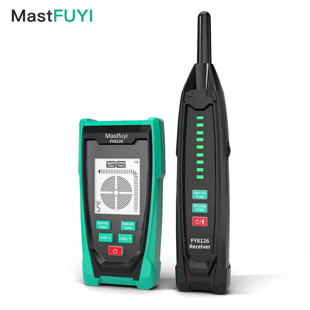 

MASTFUYI 250В Высоковольтный трассоискатель, портативный локатор телефонных кабелей, детектор подземных труб, профессиональный кабельный искатель