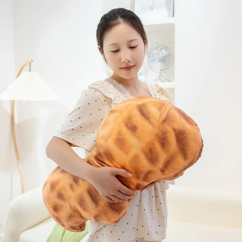 45/70CM Kawaii Cartoon Simulation Anime Erdnuss Gefüllt Plüsch Spielzeug Kissen kinder Erdnuss Handgemachte Puppe Geschenk