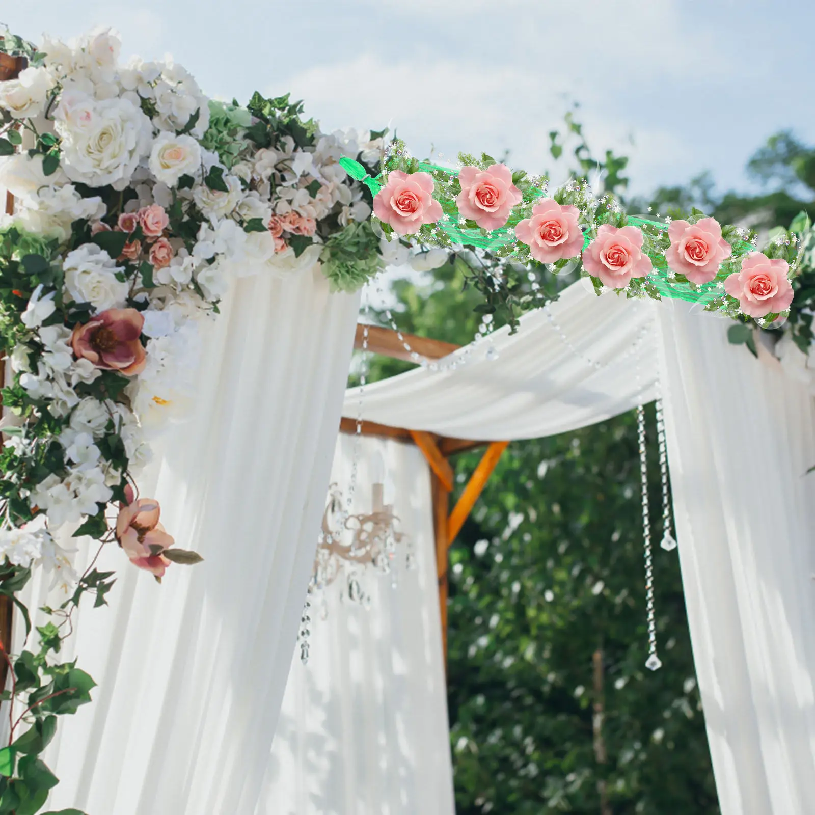 

1Set Floral Foam Garland Sausage Shape Flower Mud Block Easy Insert Wedding Florist Arrangement Tool Accessories