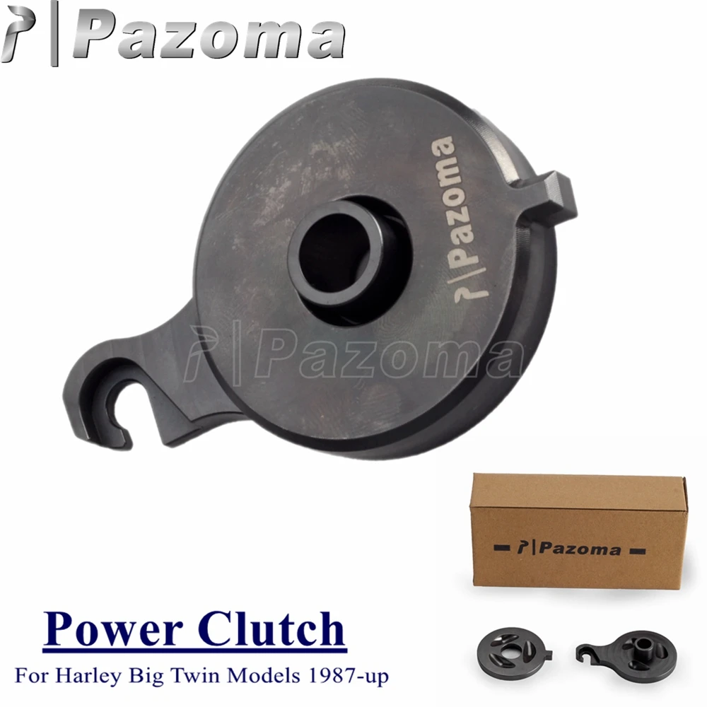 PAZOMA Stainless Steel Motorcycle Power Clutch For Harley Dyna Softail Touring Big Twin Engine Mechanical Clutch Parts 1987-2022