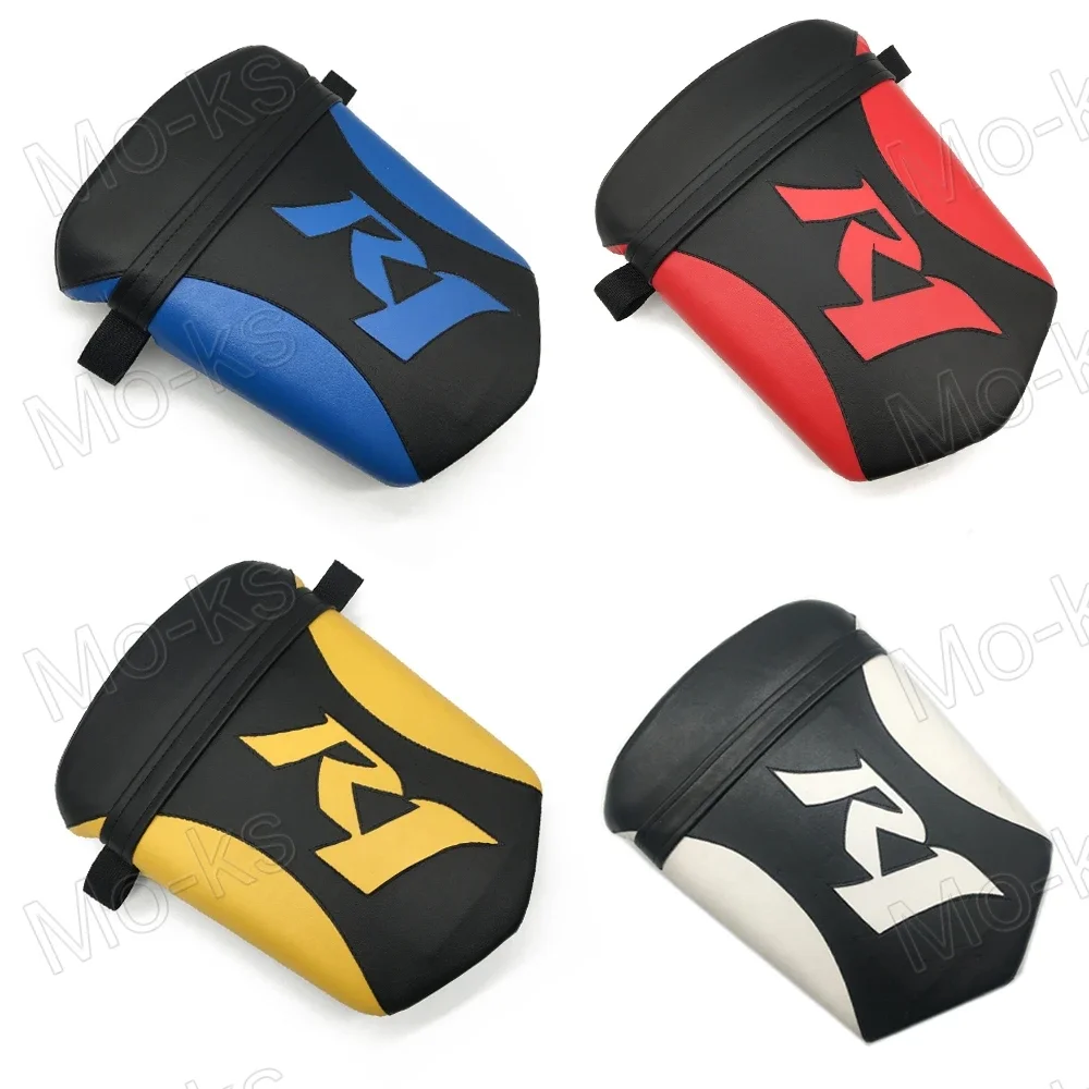 

Rear Seat Passenger Pillion Artificial Leather For Yamaha YZF R1 2000-2001 Black and White Blue Yellow Red