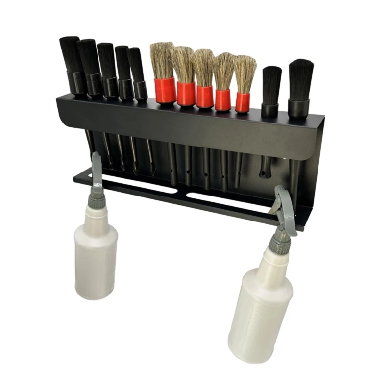 รายละเอียดยานยนต์ ที่ใส่แปรง ขวดสเปรย์ Mount Brush Rack