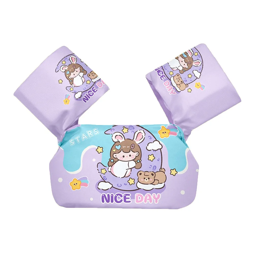 

Летние мультяшные плавательные круги и нарукавники для малышей: регулируемые, дышащие, для игр на воде