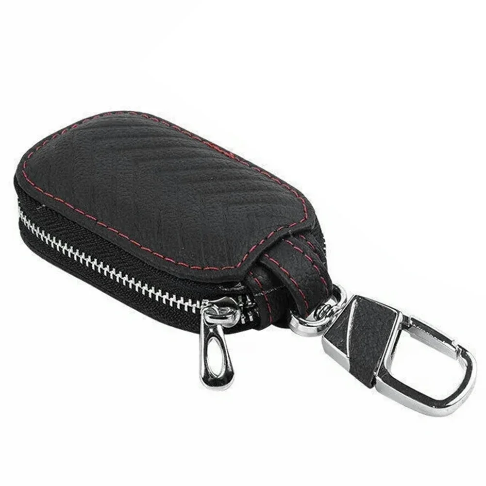 Everyday Use Car Key Protection Cover Auto Key Bag Soft Leather Waterproof Comprehensive Coverage Dustproof Convenient