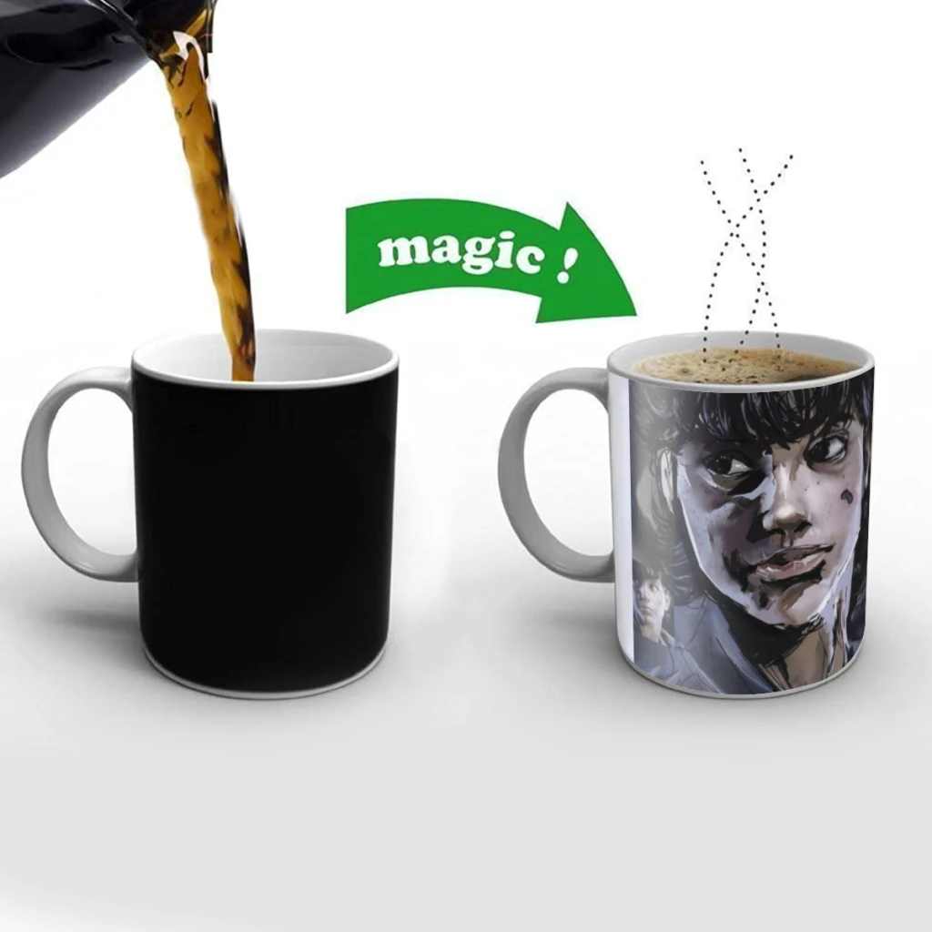 

Ralph Macchio Coffee Mugs Cup Color Changed Mug Heat Sensitive Tea Cup Coffee Mug Gift Mug