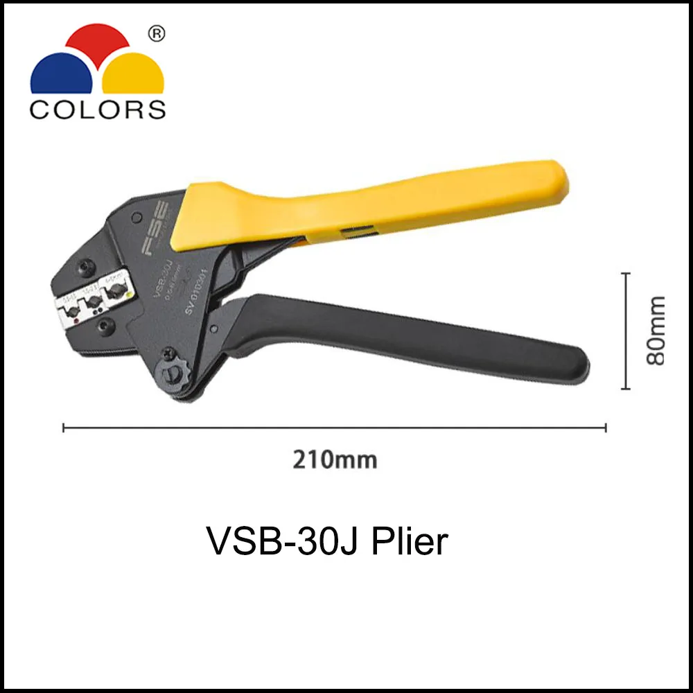 VSB-03J ratchet crimping Tool pliers insulated terminal 23-10AWG 0.25-6.0mm2