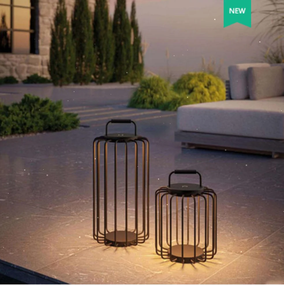 outdoor lamp waterproof modern solar garden lamp art garden cage lamp landscape lamp garden villa hand lamp