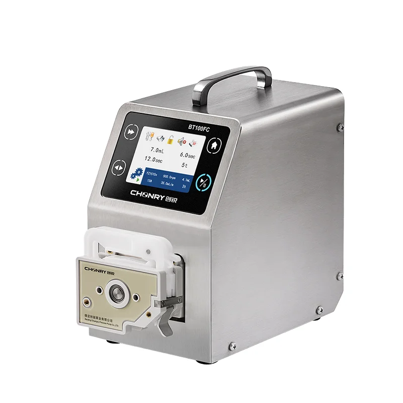 

Перистальтический насос BT100FC 2026 Цена Перистальтический насос из нержавеющей стали с высоким расходом Многоканальный