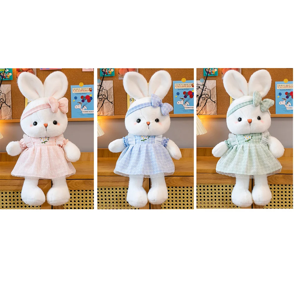 Bambola di peluche con bambola di coniglio, bambola di peluche per regalo per bambini