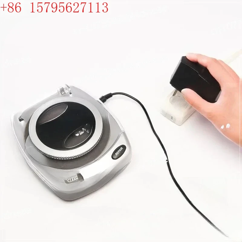 Máquina de limpieza de discos CD/DVD, dispositivo eléctrico automático de reparación de cicatrices, juego de recuperación de reparación de discos, limpiador de herramientas de pasta fluida de limpieza