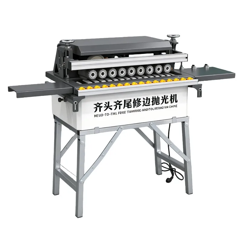 Flush head and tail trimming polishing machine Automatic plate feeding full straight line