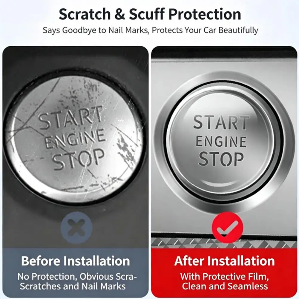 Car Engine Start Stop Switch Button Protective Film For Lexus ES LX UX NX RZ RX GX LX LM LC Prevent Wear Car Accessories 2026