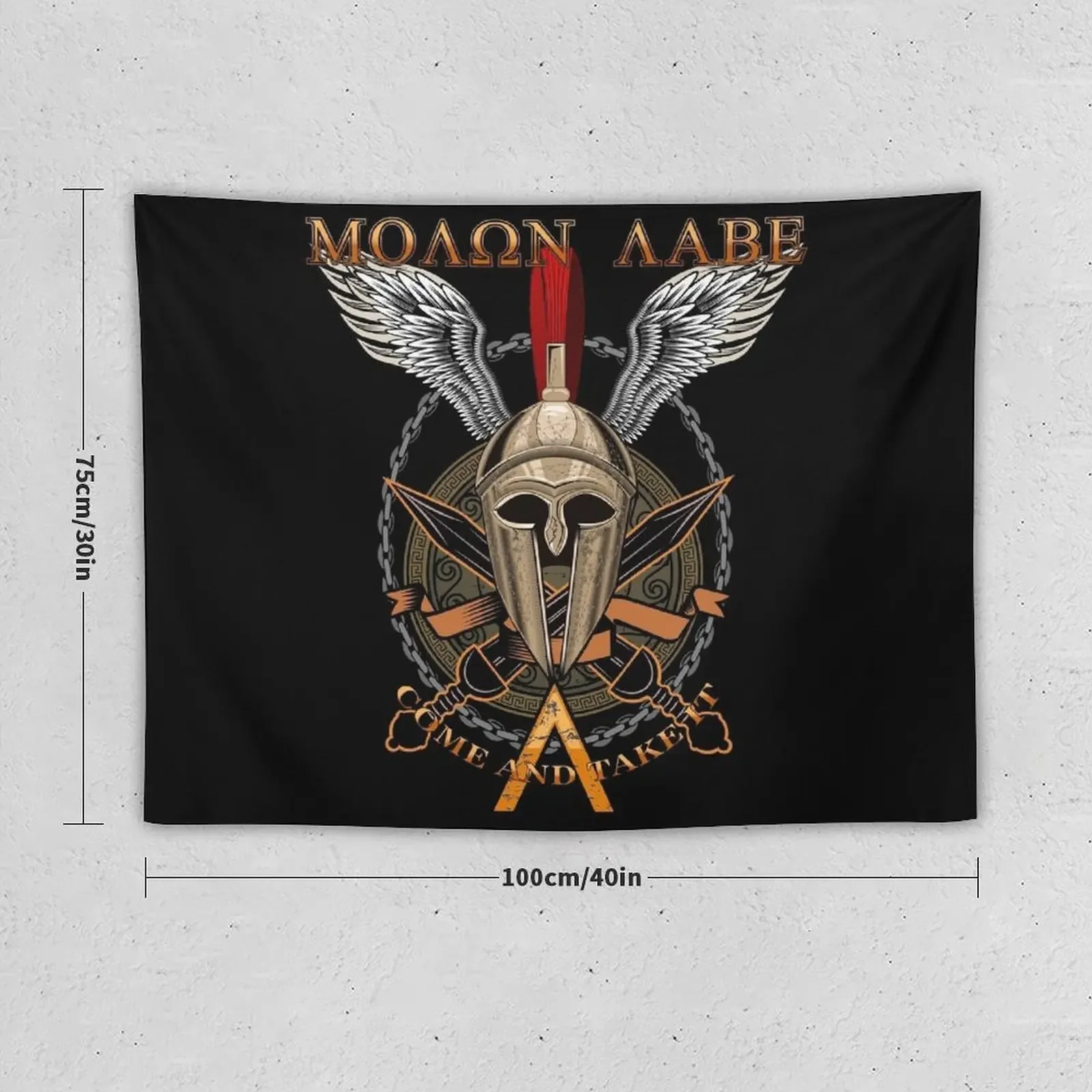 Molon Labe Come And Take It Tapestry Decoration Pictures Room Wall Wall Hanging Decor Tapestry