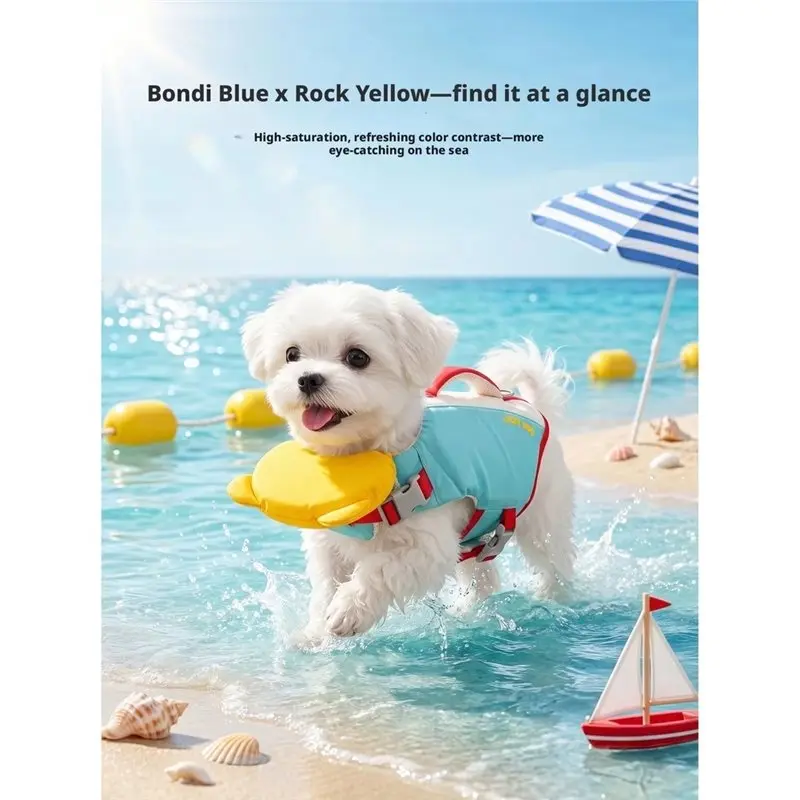 FAST-Dog Life Jacket Summer Buoyancy Swimming Suit Portable Super Large Size Small And Medium-Sized Animal Clothes