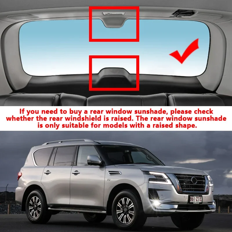 

Для Nissan Patrol Y62 MK6 2011 2012 ~ 2023 автомобильная сетка солнцезащитный козырек магнитный солнцезащитный козырек для окон с защитой от УФ-лучей теплоизоляционные чехлы аксессуары