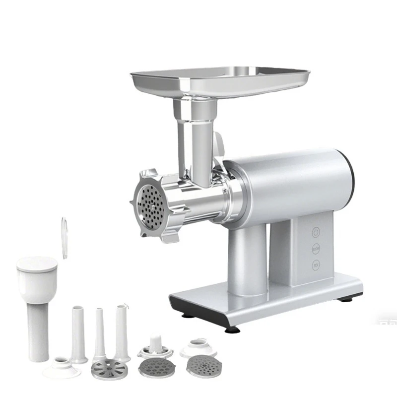 Stainless Steel Professional Electric Meat Grinder Multifunctional Sausage Stuffer with Vegetable Cutter