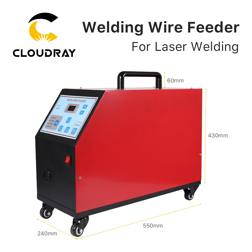 Cloudray Auto-Welding Wire Feeder SS-BWT20 DC24V 200W Dia.0.8/1.0/1.2/1.6mm Wire 0.5-18m/min Welding Speed for Welding Machine