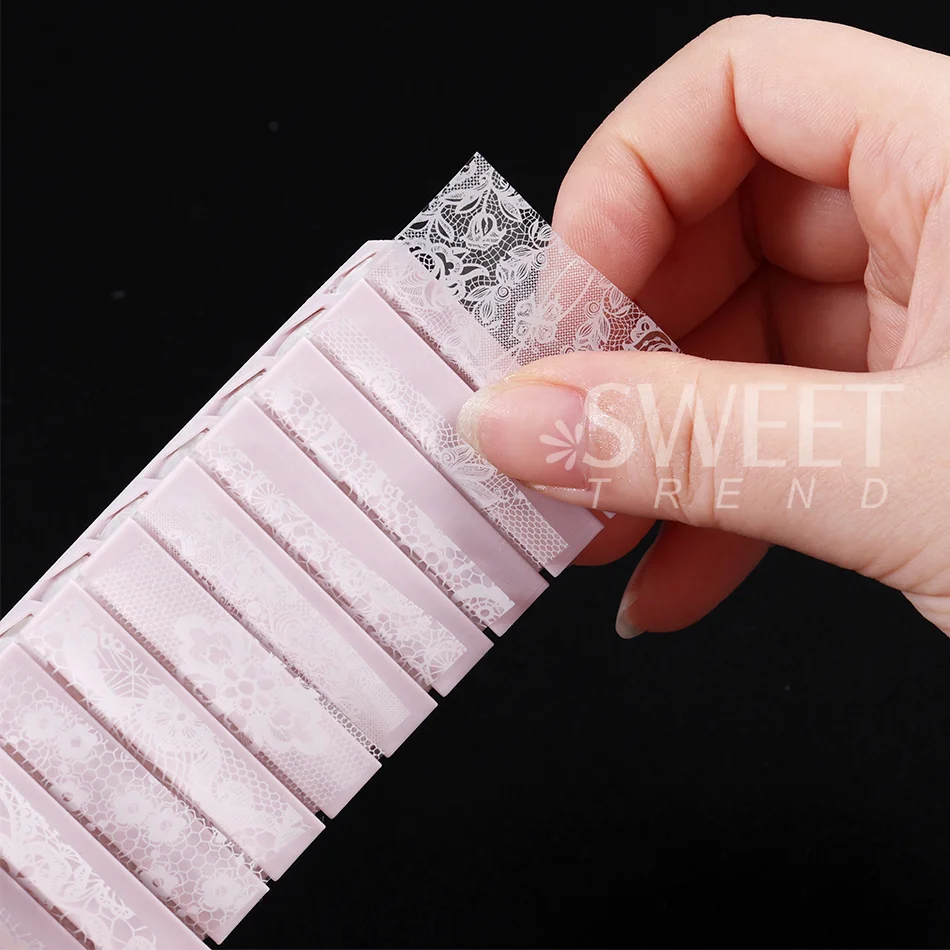 Nail Transfer Foils Storage Box for Foil Sticker Starry Sky Paper Storage Portable Display Stand for Salon Manicure Decor Tools view 4