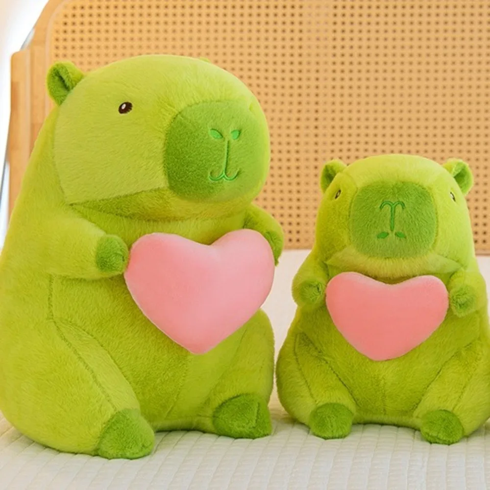 

PP Cotton Green Capybara Plush Toy Simulation Soft Love Capybara Doll Cartoon Fluffy Capibara Anime Fluffty Toy Home Decor