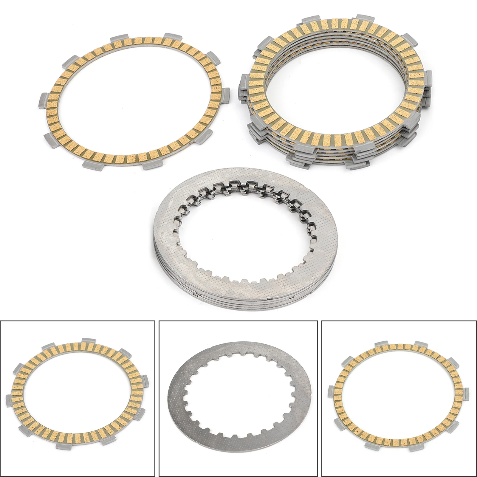 Areyourshop for Honda VN VT 600/C Shadow VLX 1987-2007 VT600 NV600 CBF500 CB500R XL600V Clutch Kit Steel & Friction Plates