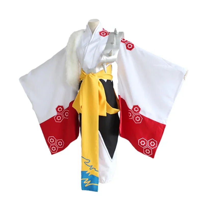 

Anime Kimono Inuyasha Sesshomaru Cosplay Costume Masquerade Kimono