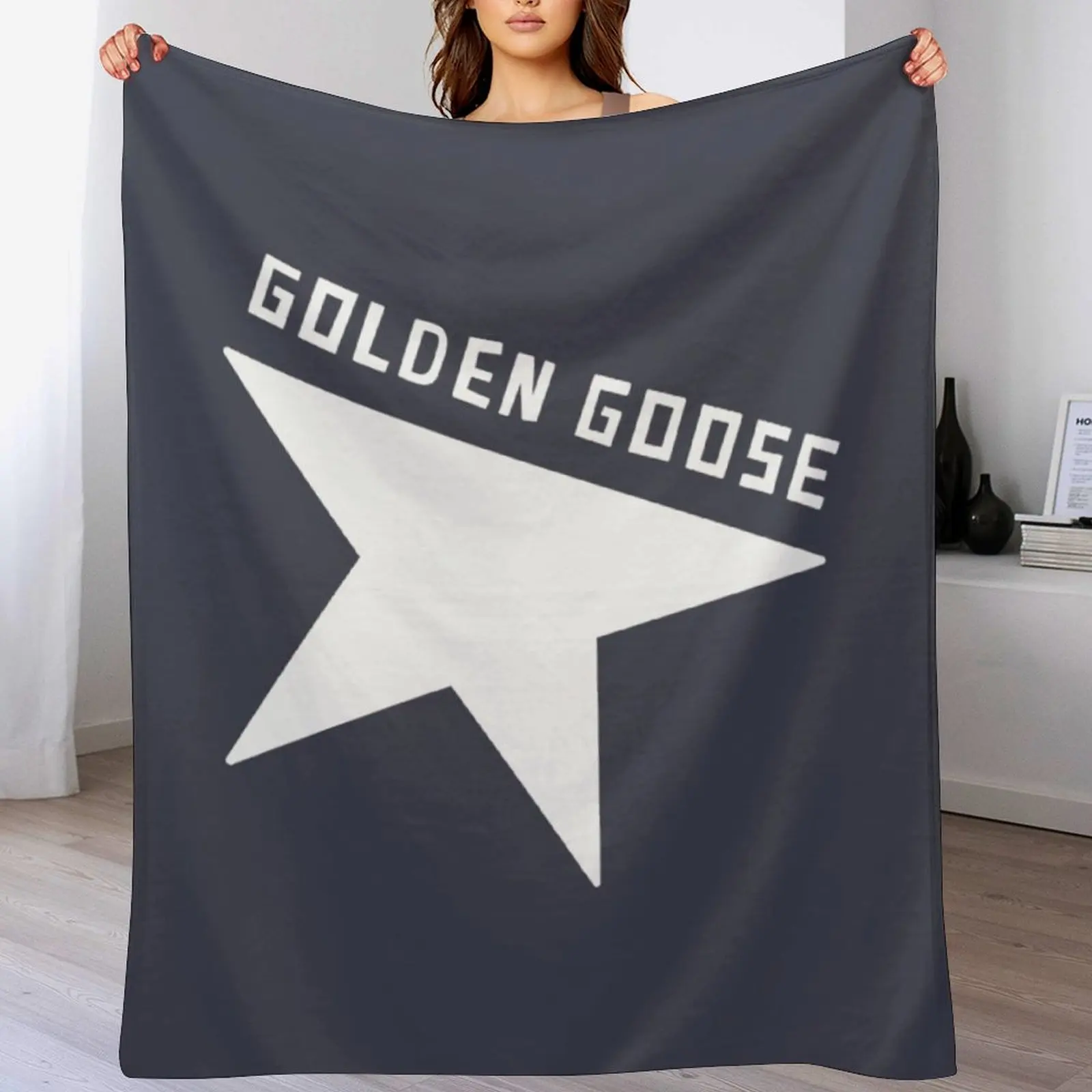 Black and white inspired Golden Goose Throw Blanket Fashion Sofas Bed Fashionable Blankets