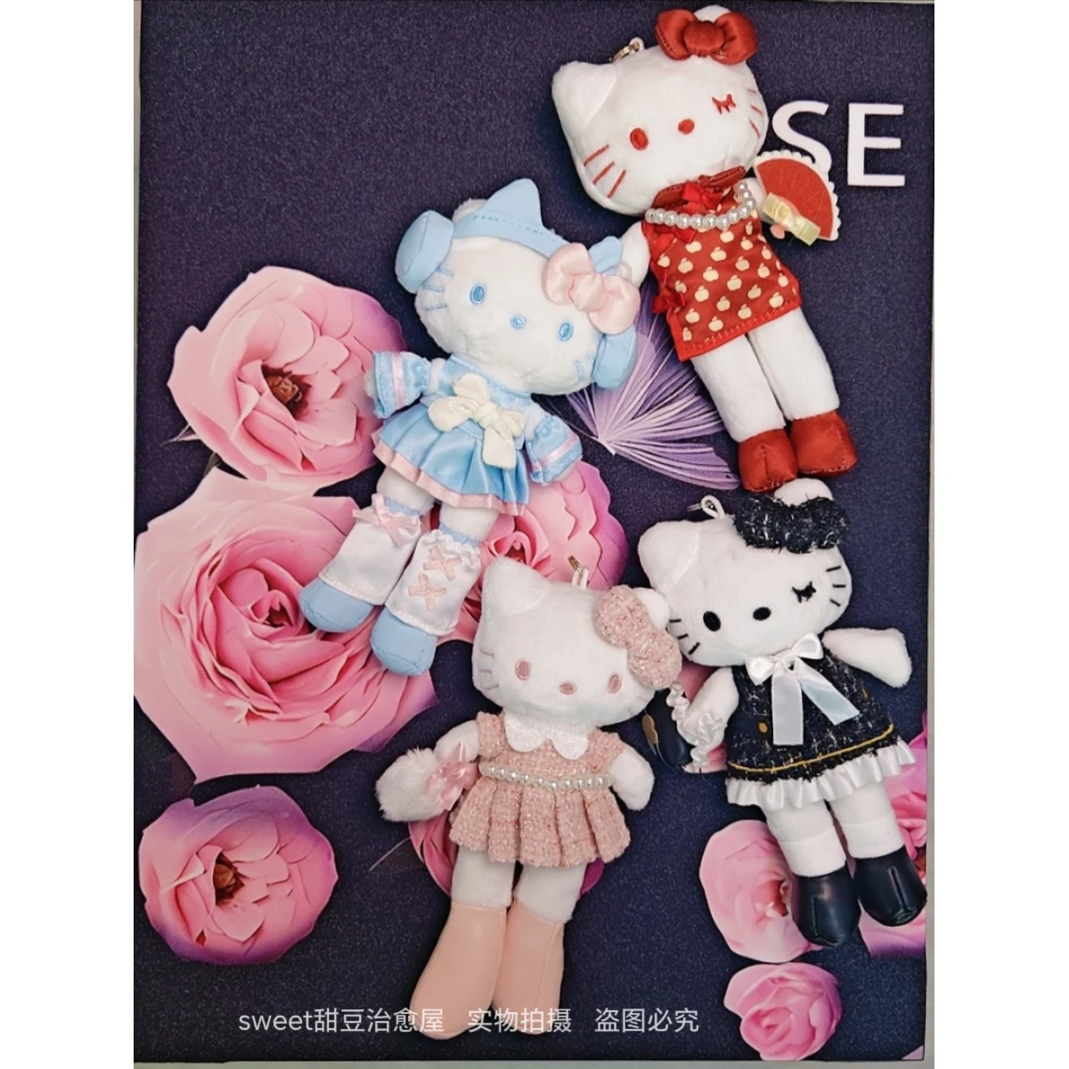 15cmアニメフェスティバル限定ロングレッグハローキティガールY2kバッグペンダント漫画バレエスタイルぬいぐるみキーホルダー装飾ギフト