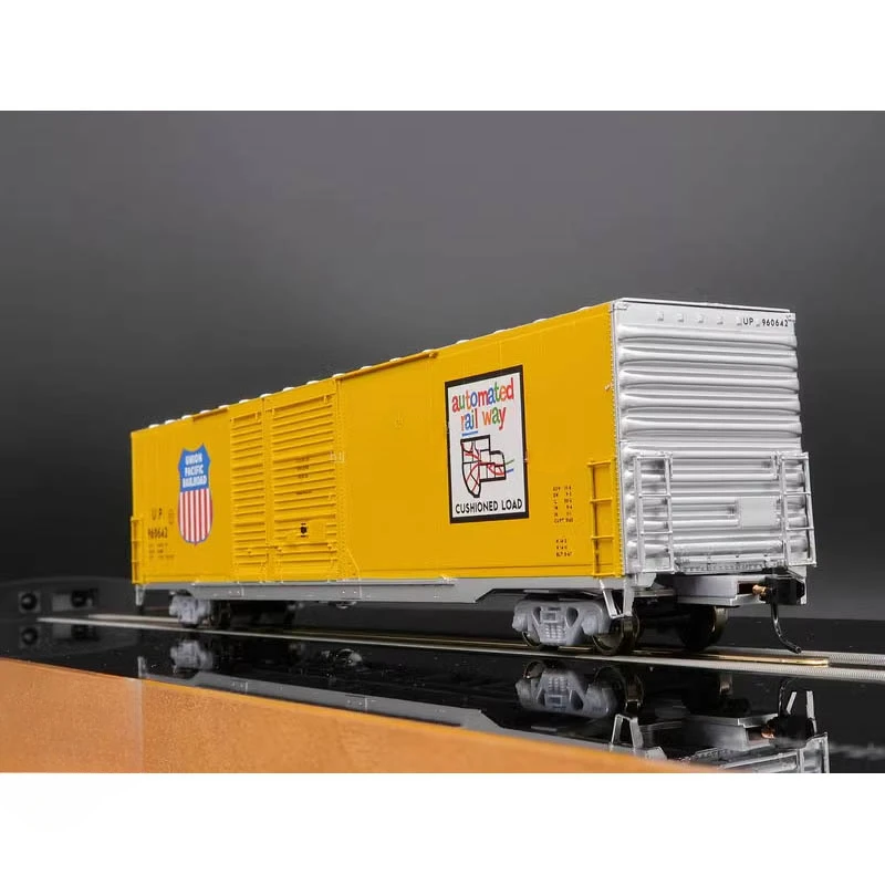 UP Lian Tai Boxcar brinquedo modelo, HO tipo, 1:87 trem, vagão de frete, trem, 960642