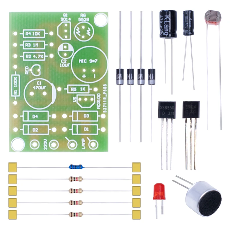 WAVGAT Induction kit delay switch Corridor voice-controlled delay light diy kit accessories voice-controlled light control