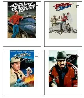 Lot style Choose Smokey and the Bandit MOVIE, Print Art Canvas Poster,Living Room Decor, Home Wall Picture