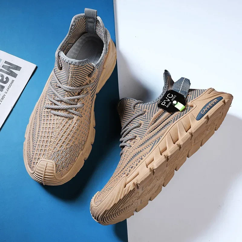 2024 Spring and Summer New Thin Breathable Low Top Lace-up Running Sneaker Thick Tenis