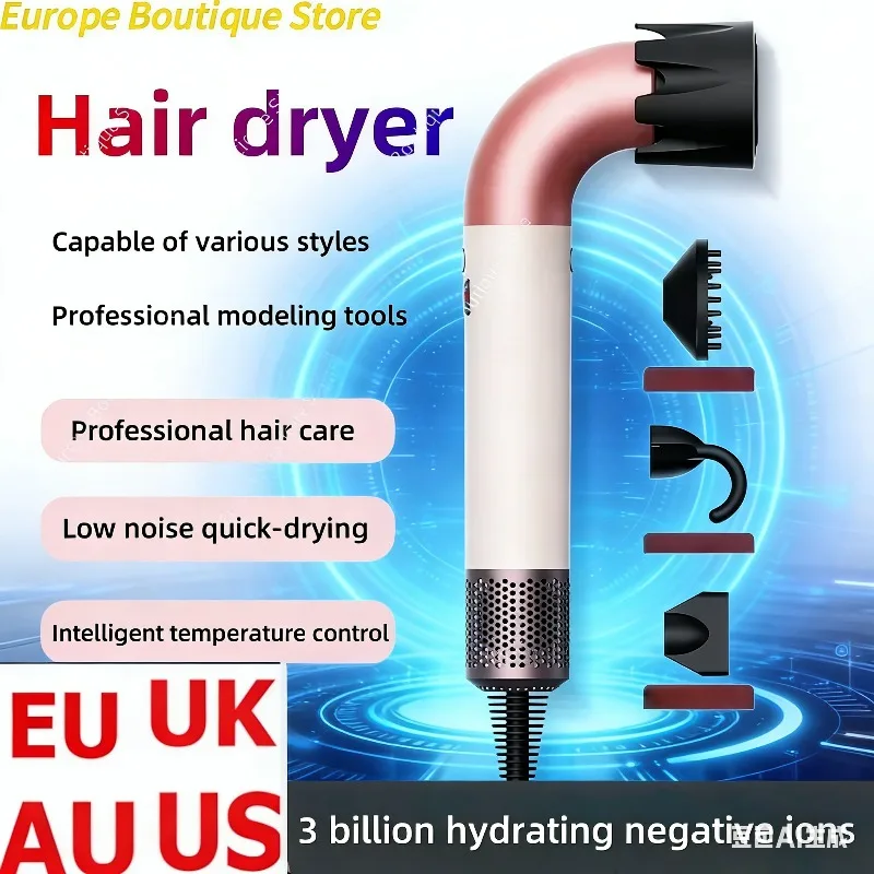 スーパーリーフレスヘアドライヤー：マイナスイオン電気ブロードライヤー、速乾性とパーソナルヘアケアのためのアニオンツール