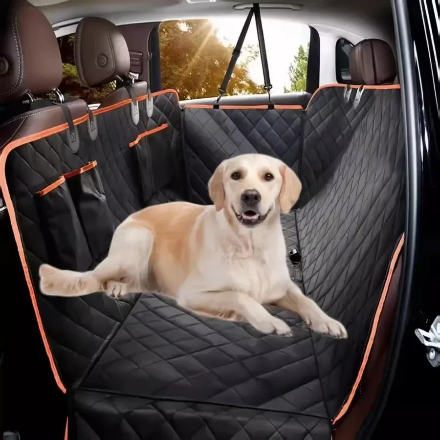 

Pet Car Seat Cover - Full Coverage Rear Seat Pad for Travel,Suitable for Dogs, Practical Pet Vehicle Accessory
