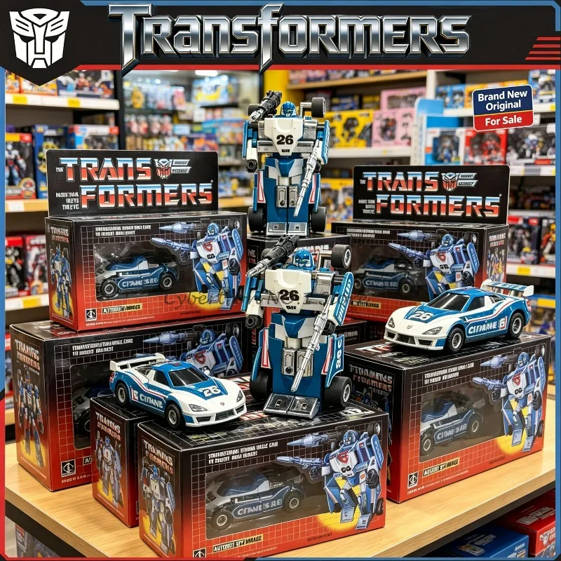 

Transformer Toys Deformation Robots G1 Series Mirage KO Version Collectible Action Figures for Kid and Adults Car Model Toy Gift