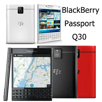 オリジナルのロック解除された4G携帯電話,32GB,Blackberry-Q30インチ,IPS,4.5,クアッドコア,Blackberry OS,QC100-1