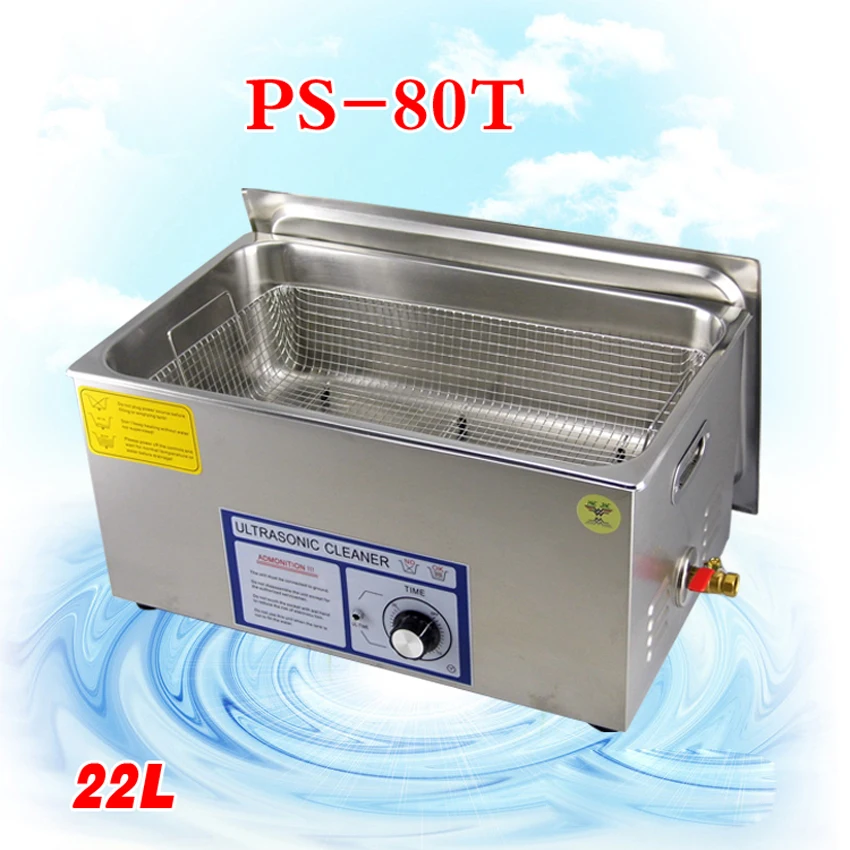 1PC PS-80T 480W Ultrasonic Cleaner for motherboard/circuit board/electronic parts/PBC plate ultrasonic cleaning machine