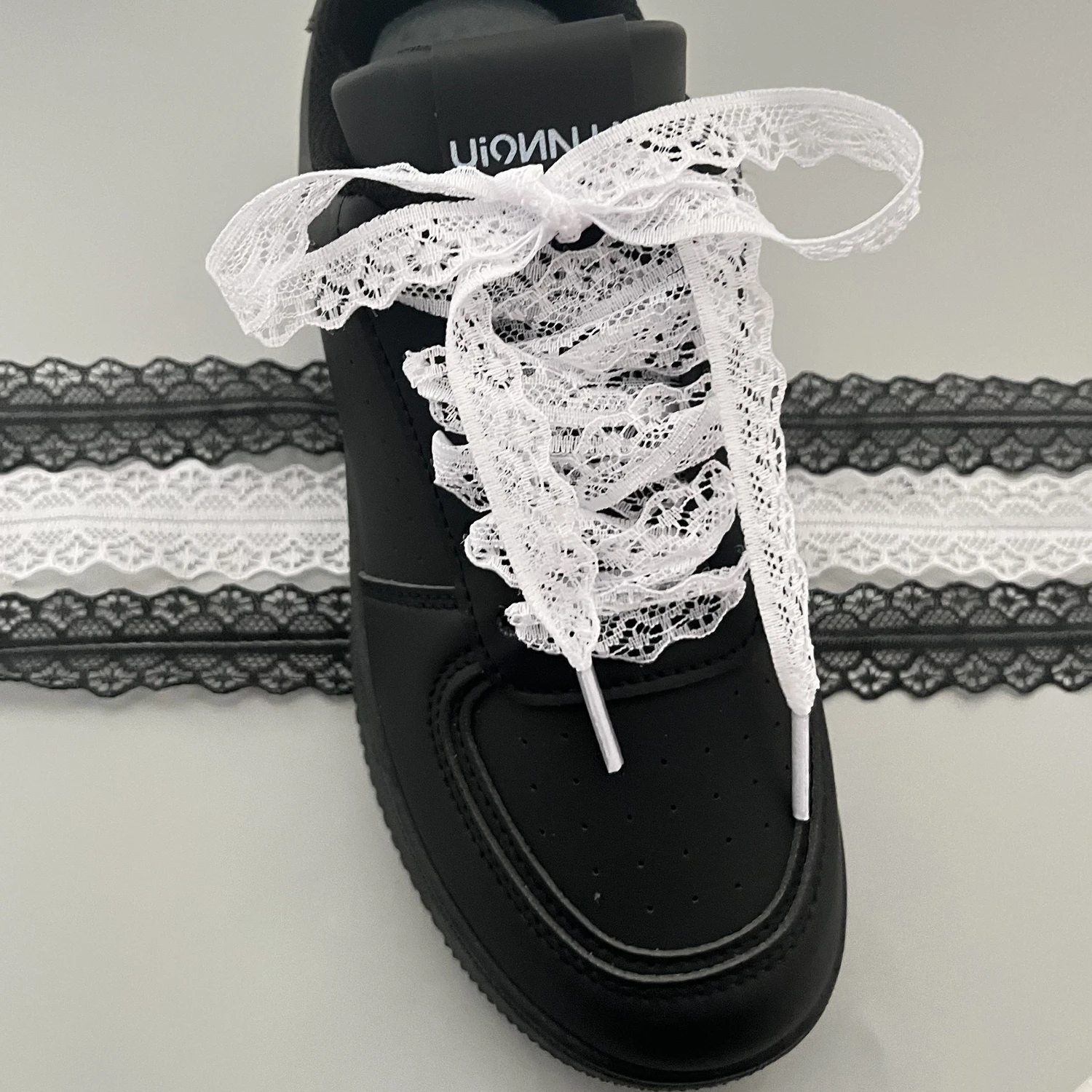 

Silk Lace Casual Shoes Laces Width 2.9cm Flat Shoelaces White Black Rope Shoelace for Shoes Accessories 100/120/140CM 1Pair