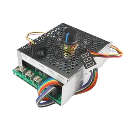 12V 24V 36V 55V 100A 15KHZ DC Brush Motor Two-way Speed Controller With Switch Potentiometer 270 Degrees, 0-100% Adjustable