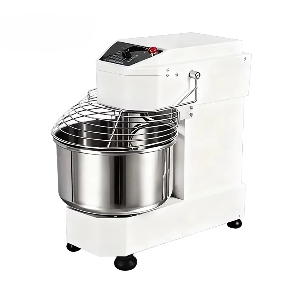 Dough Mixer Machine for Home 15L Commercial Rustproof Dough Mixer, 6kg Capacity with Knob & Two-Speed, Reliable for Bakery