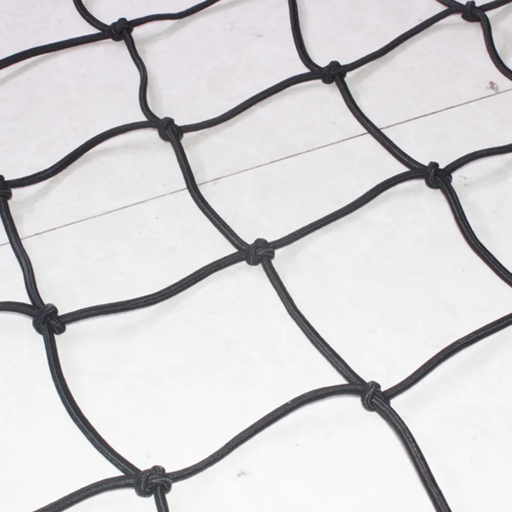 

Car Luggage Universal Fit Super Strong Elastic Mesh Car Universal Net For Roof Cargo Storage Travel Camping Outdoor Black