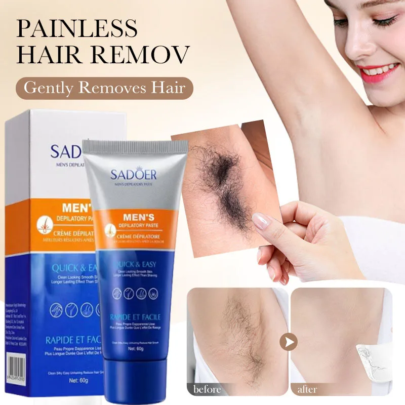 

Painless Depilatory Cream Body Painless Effective Hair Removal Cream For Men Whitening Hand Leg Armpit Hair Loss