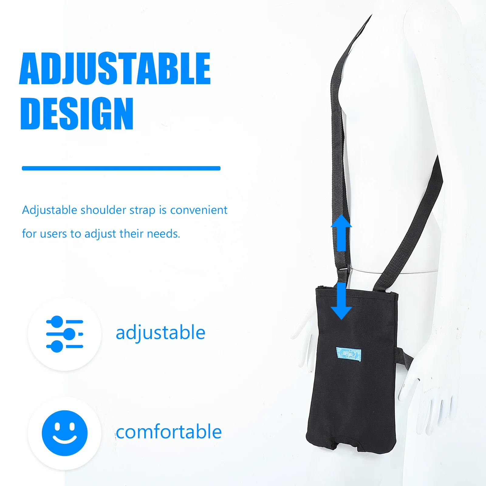 

1 шт. мешок для фиксации мочи, регулируемый нейлоновый ремешок, прочный портативный сбор мочи для сбора мочи для пожилых людей, кормящих путешествий