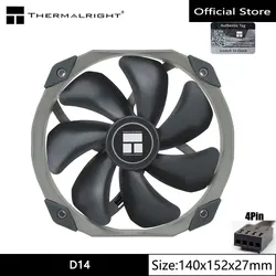 Thermalright TL-D14 140x152x27mm ventola del telaio 14cm 4pin PWM1500rpm S-FDB cuscinetto ventola di raffreddamento del computer