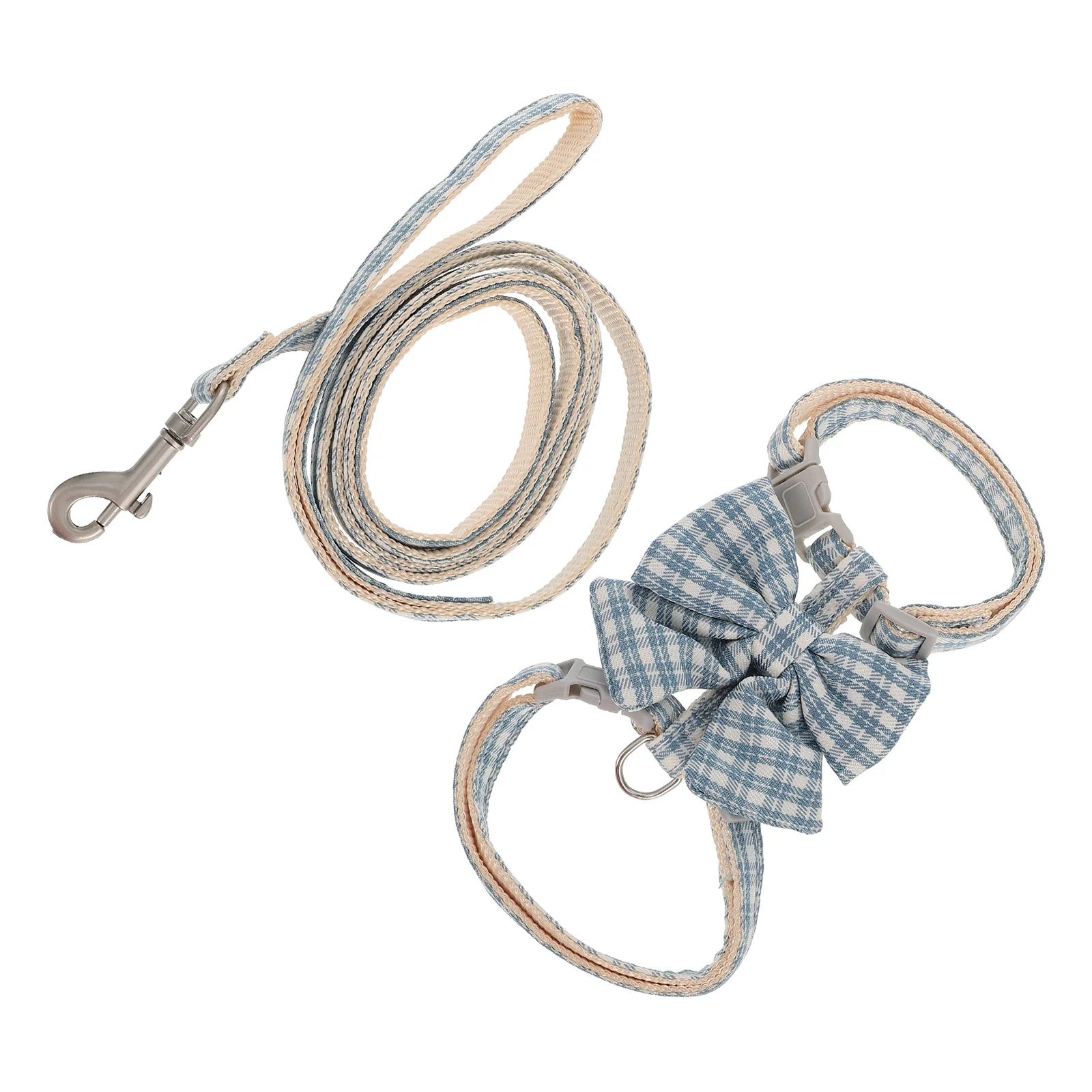 

1Set Anti Escape Cat Harness Adjustable Vest Leash Outdoor Walking Rope Comfortable Pet Pulling Strap