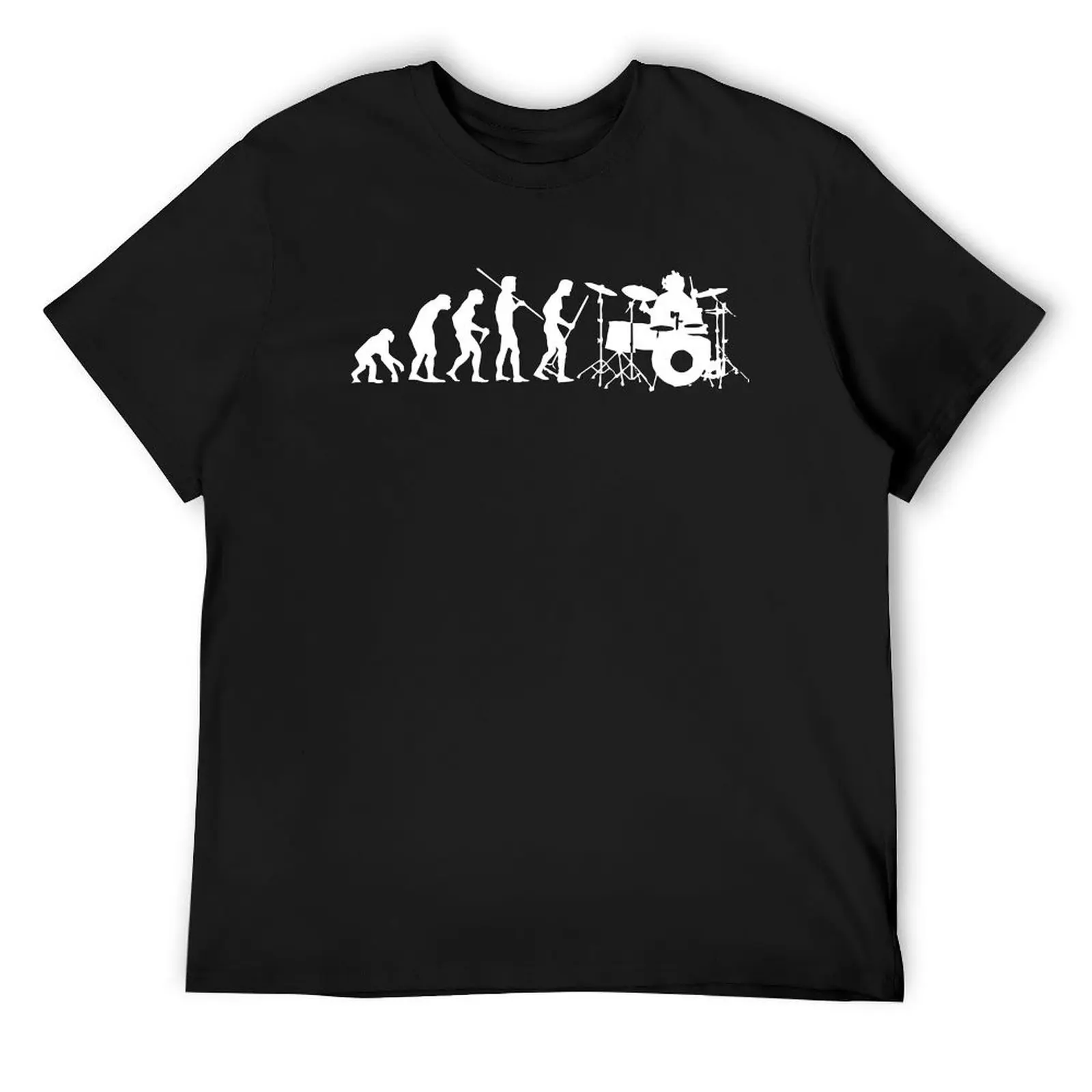 

Drummer Evolution T-Shirt graphic t shirt vintage tees mens t shirts top quality